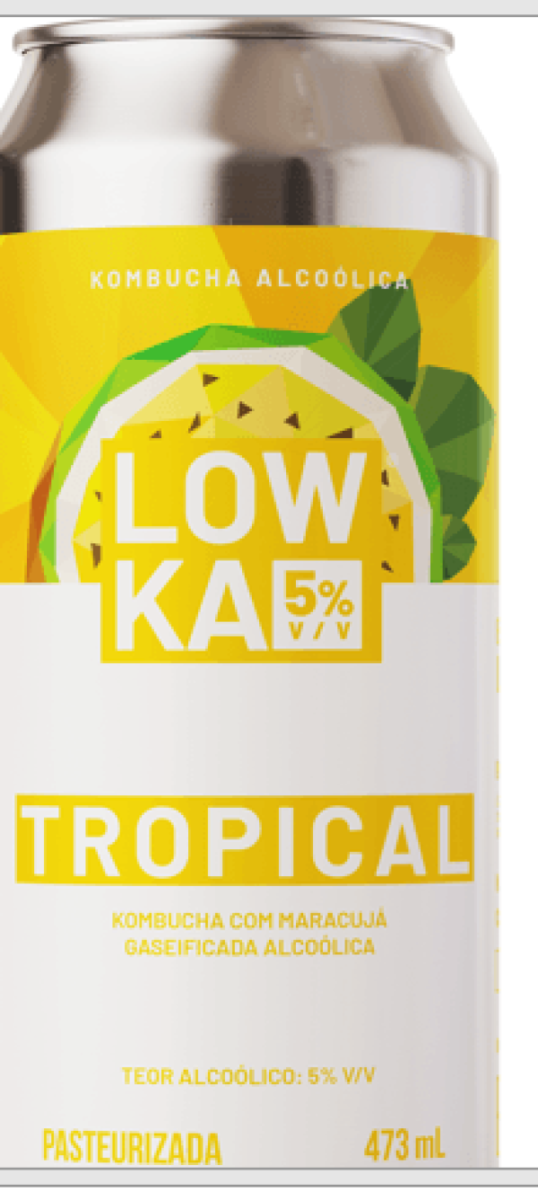 Beb Alc Kombucha Lowka 473ml-Gf 6% Maracj Tropical