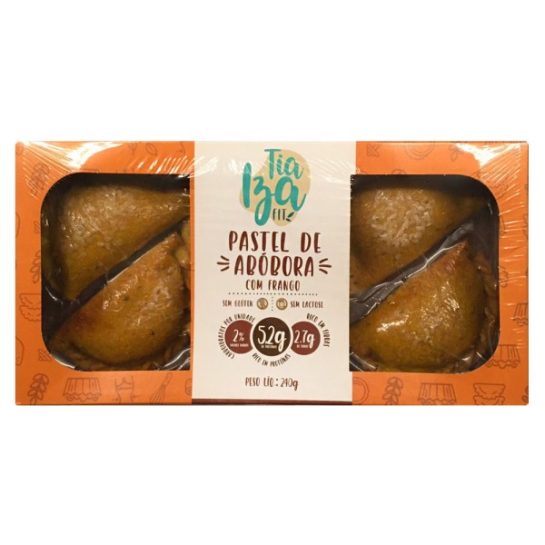 Encontraproduto.com.br - Pastel de Abóbora com Frango 240g Tia Iza