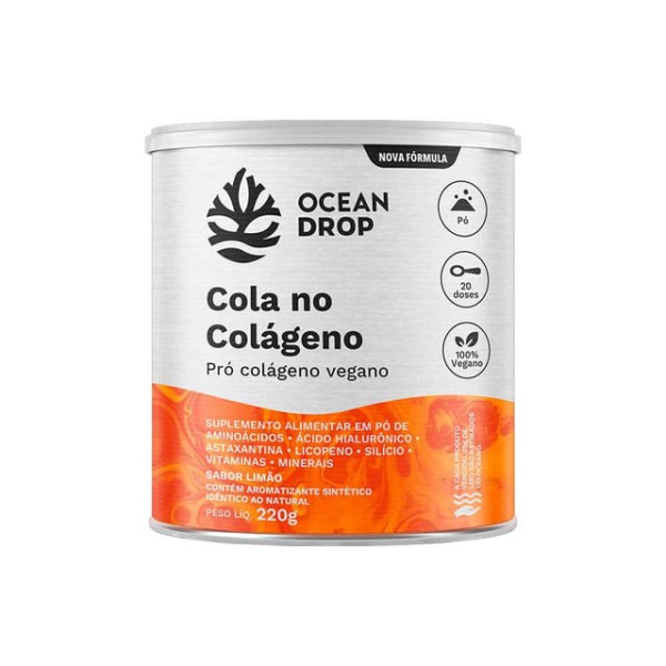 Encontraproduto.com.br - Cola no Colágeno Limão Ocean Drop 220g