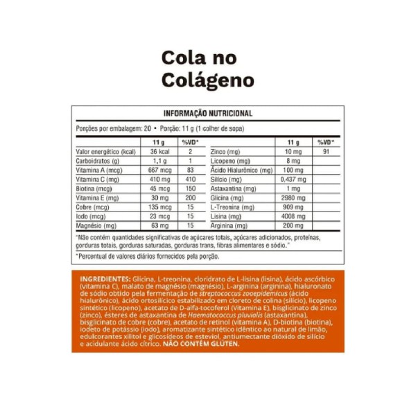Encontraproduto.com.br - Cola no Colágeno Limão Ocean Drop 220g