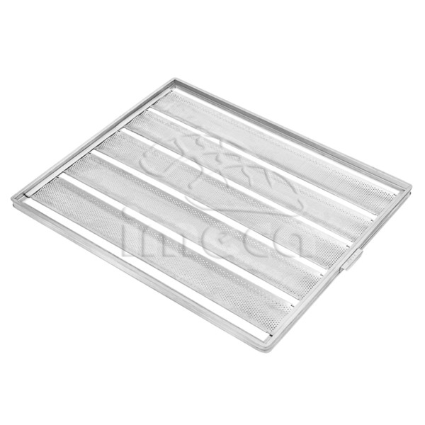Encontraproduto.com.br - Esteira de Alumínio para Pão Frânces Imeca 58x70 cm com Tiras de 9 cm