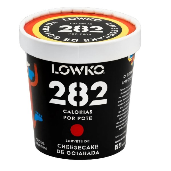 Encontraproduto.com.br - Sorvete Lowko Cheesecake de Goibada 455ml