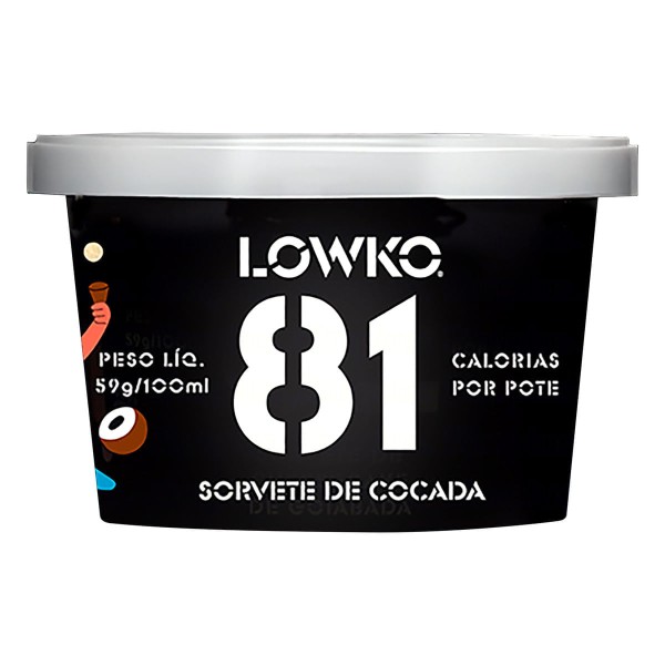 Encontraproduto.com.br - Sorvete Lowko Cocada 100ml