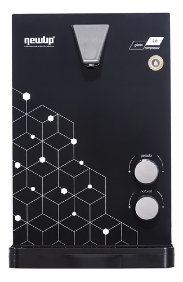 PURIFICADOR NEW UP GLASS 2.0 DE MESA SUSPENSO BRANCO 127V PGLB1