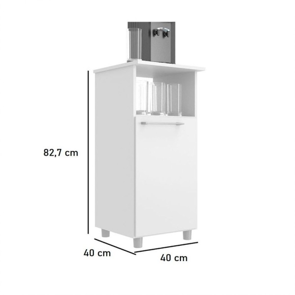 Encontraproduto.com.br - Armario Multiuso 1 Porta 531 J Carvalho
