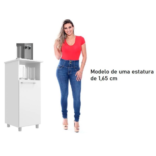 Encontraproduto.com.br - Armario Multiuso 1 Porta 531 J Carvalho