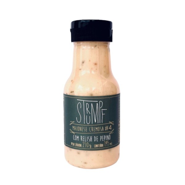 Encontraproduto.com.br - Maionese Cremosa com Relish de Pepino Strumpf 210g