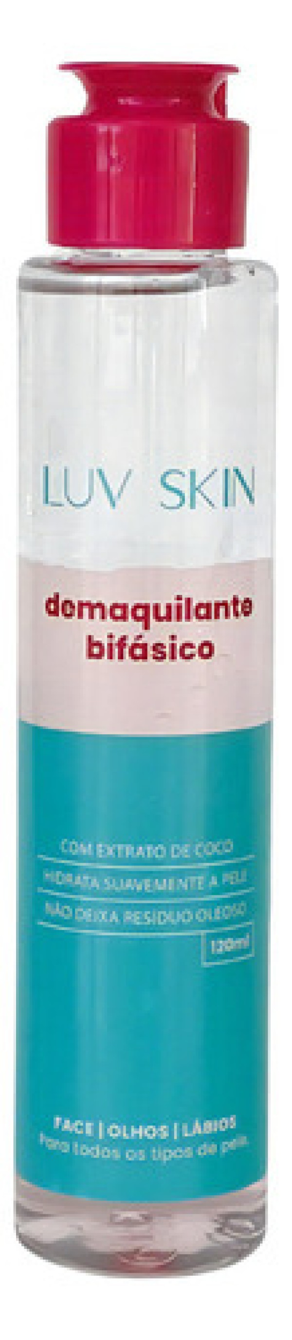 Luv Skin Demaquilante Bifásico Rosto Olhos Lábios Luv Beauty