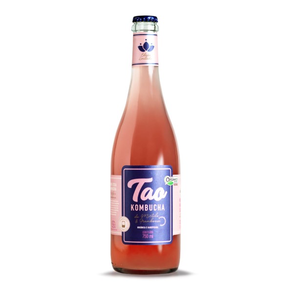 Encontraproduto.com.br - Kombucha TAO Mirtilo e Framboesa Orgânica 750ml