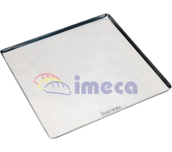Encontraproduto.com.br - Kit Com 10 Bandeja De Aluminio Pão Doce 35x35x01 Lisa - Imeca