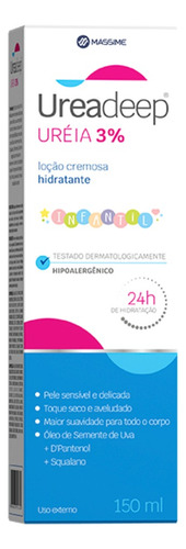 Ureadeep Infantil 3% 150ml - Massime (uréia)