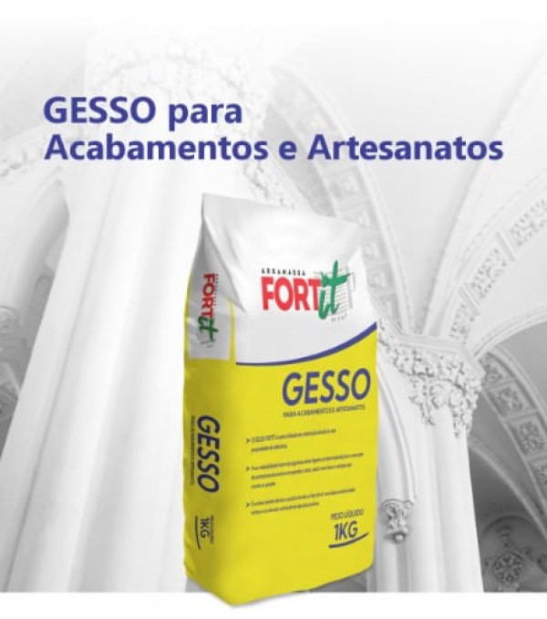 Encontraproduto.com.br - Gesso 1kg - Fortit