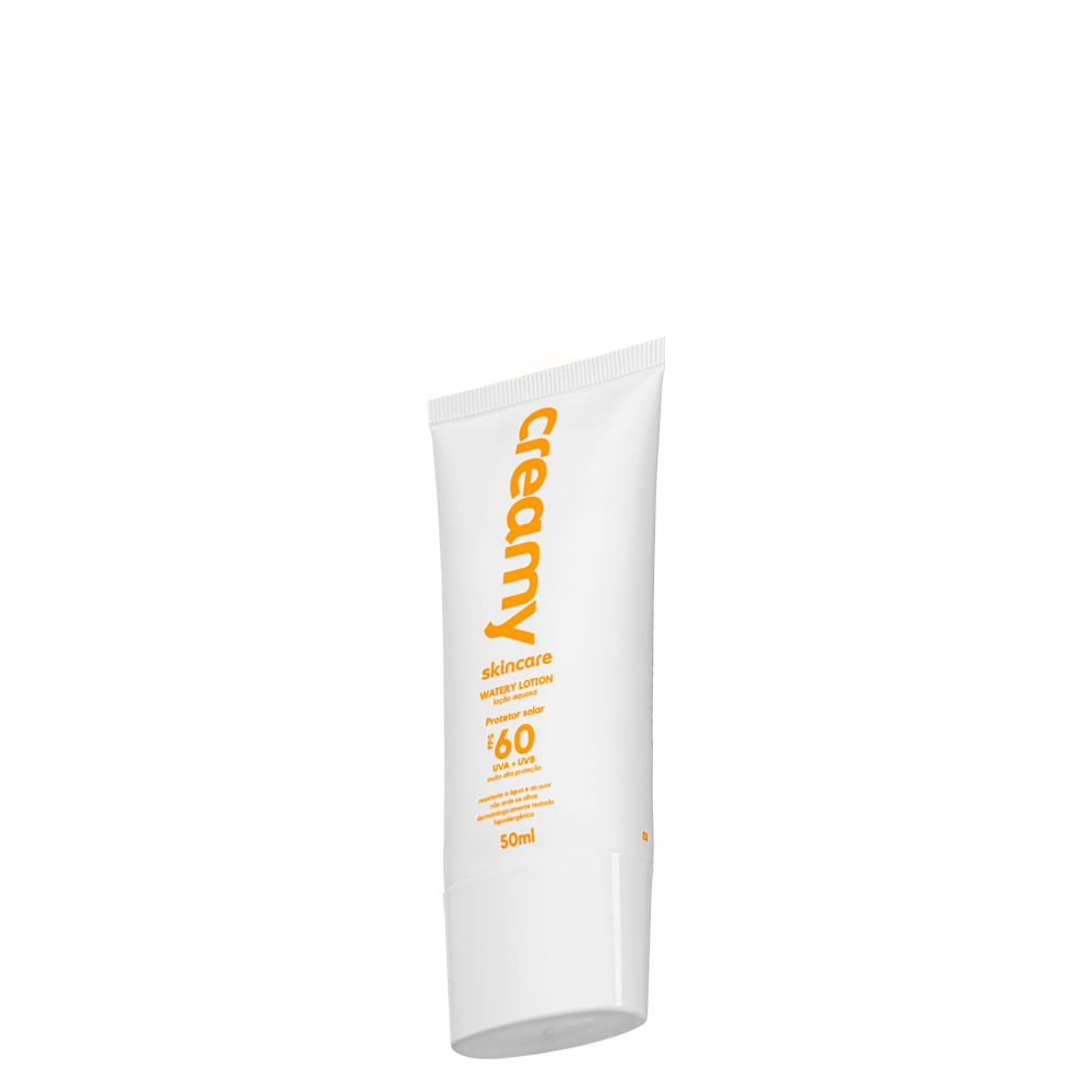 Protetor Solar Creamy Watery Lotion FPS 60 50ml