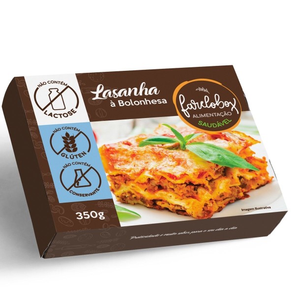 Encontraproduto.com.br - Lasanha S Glu S Lac Farelobox Bolon 350 g