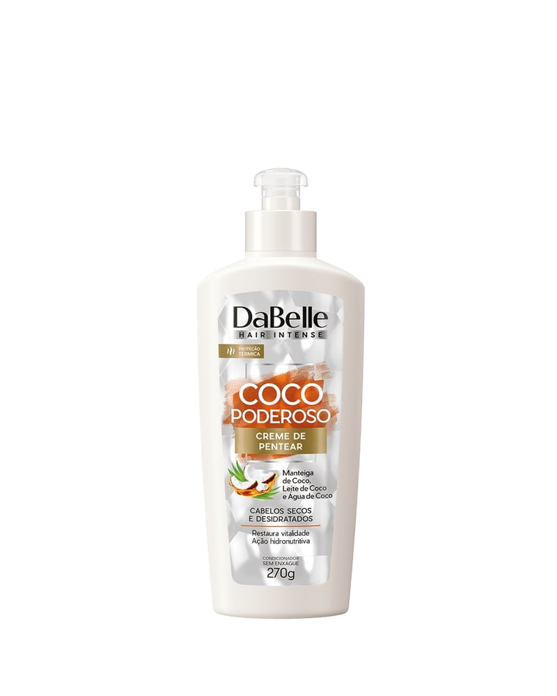 Encontraproduto.com.br - Creme de Pentear 270g Coco Poderoso - DaBelle