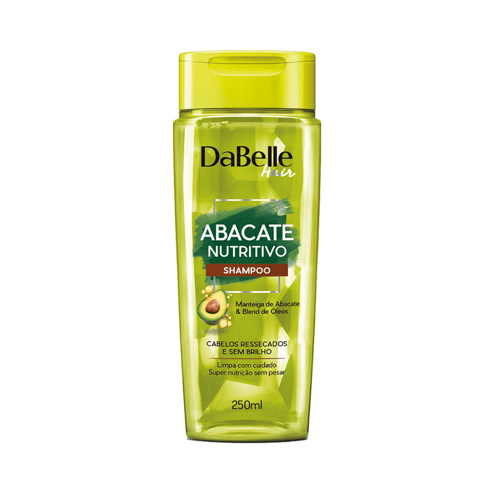 Shampoo Dabelle Abacate Nutritivo 250ml