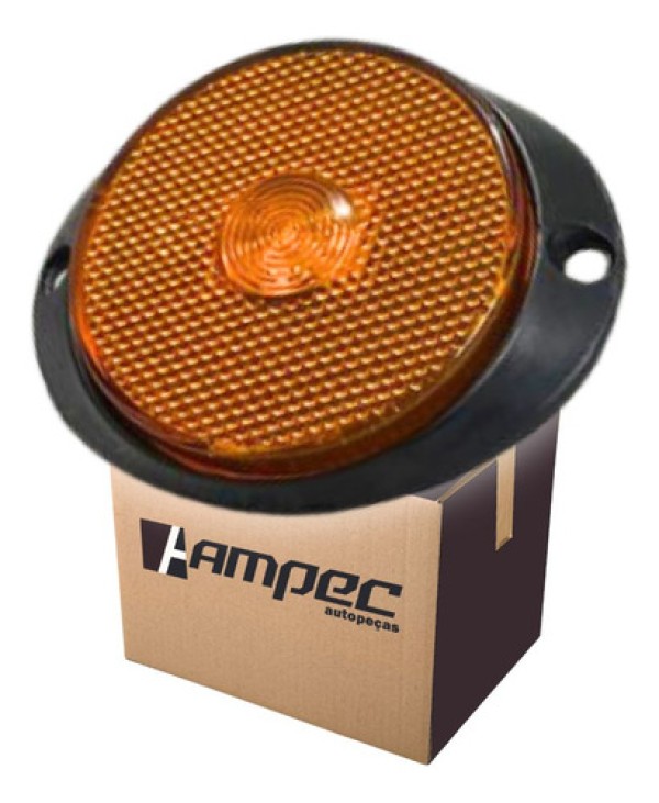 LANT FRONTAL OVAL LED POSICAO AMARELA C/ FIOS