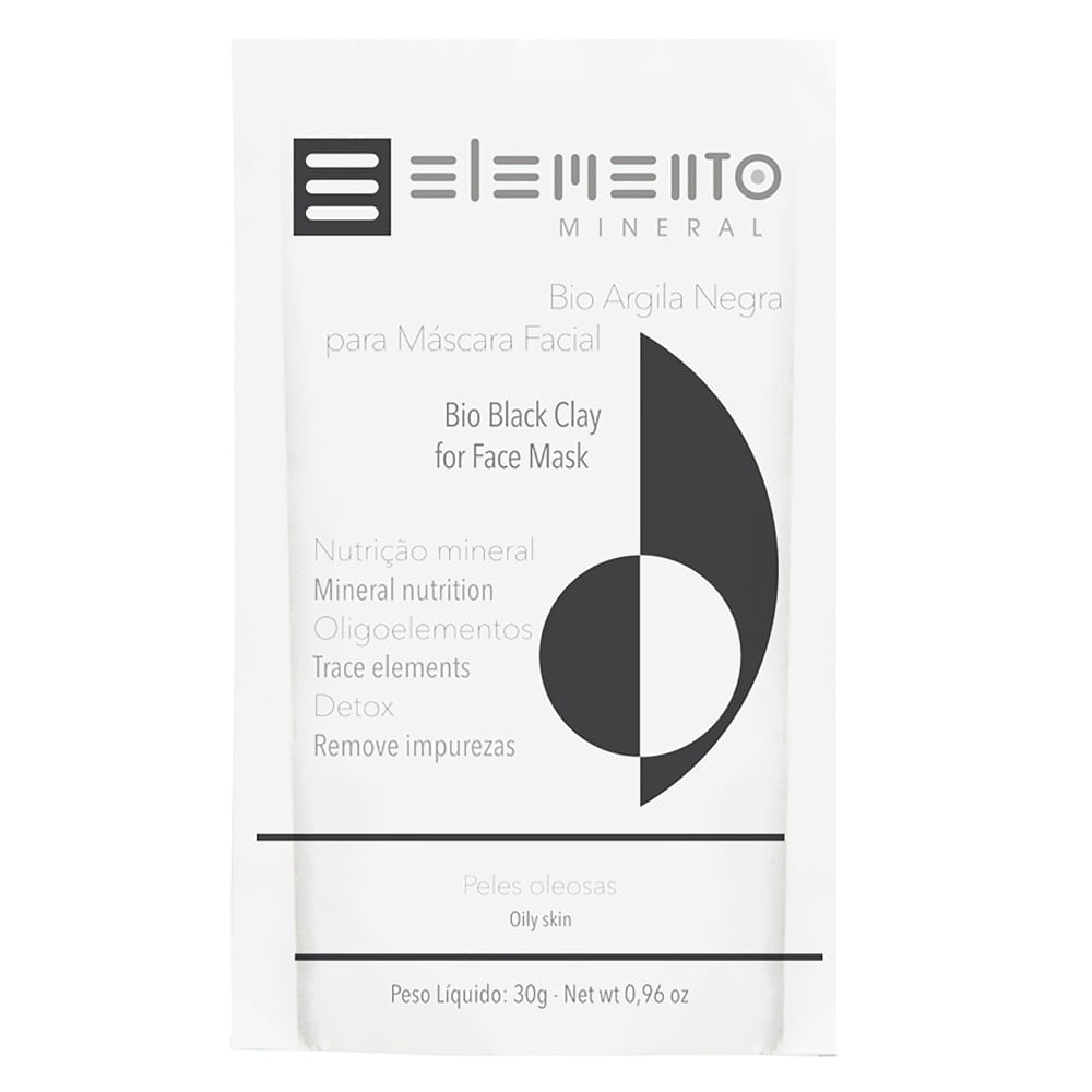 Encontraproduto.com.br - Máscara Facial Elemento Mineral Bio Argila Negra