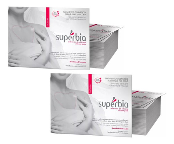 Supérbia Adesivo de Silicone Para o Colo Antissinais - 1un