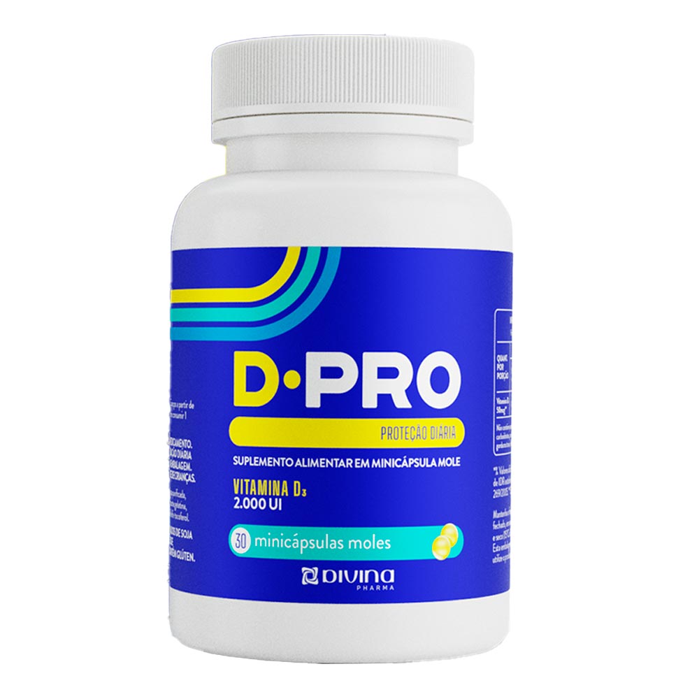 Encontraproduto.com.br - Vitamina D D-Pro 2.000 UI Com 30 Cápsulas