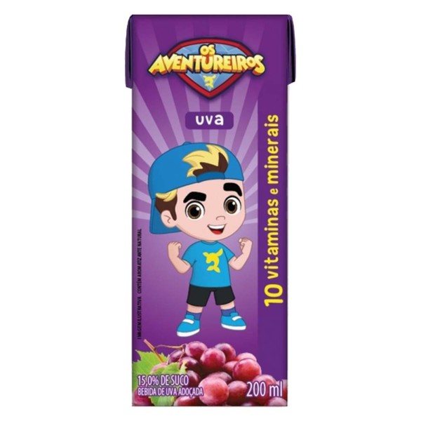 Suco de Uva 200ml - Aventureiros