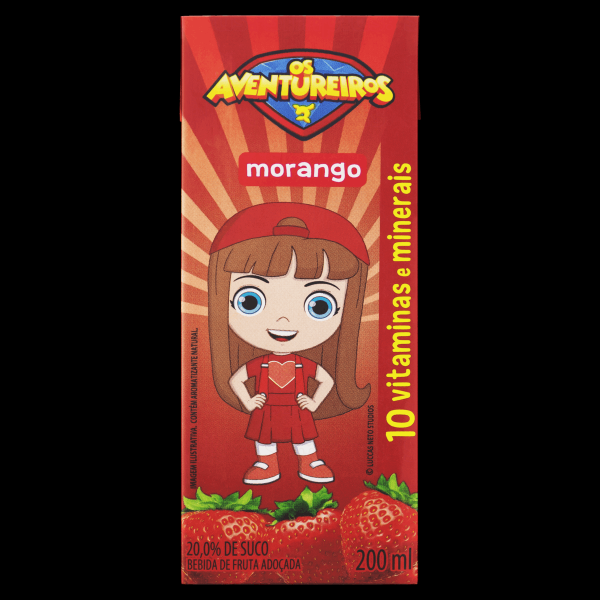 Encontraproduto.com.br - Suco de Morango 200ml - Aventureiros