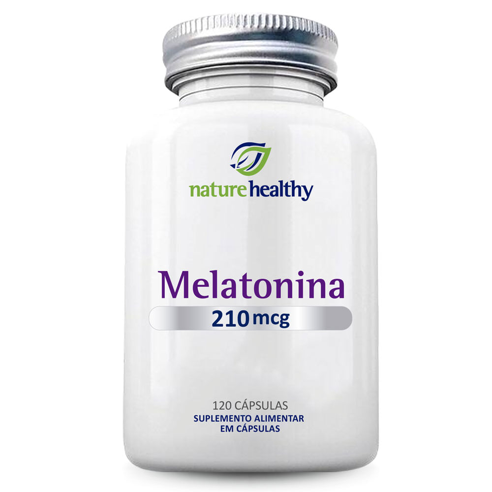 Melatonina Nature Healthy 210mcg 120 Cápsulas