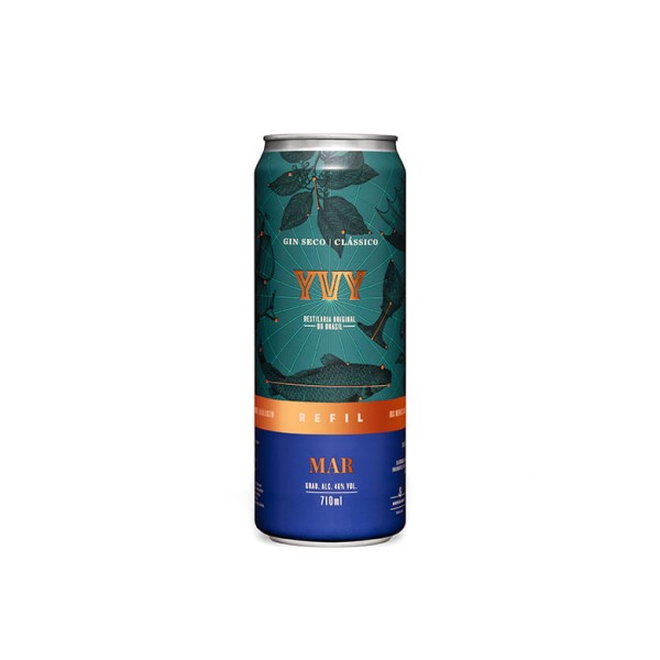 Encontraproduto.com.br - Yvy Gin Seco Clássico Mar Lata De Alumínio 710ml