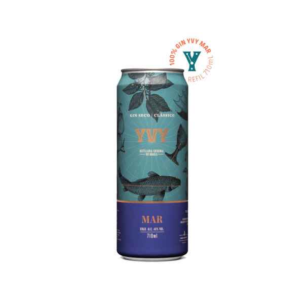 Encontraproduto.com.br - Yvy Gin Seco Clássico Mar Lata De Alumínio 710ml