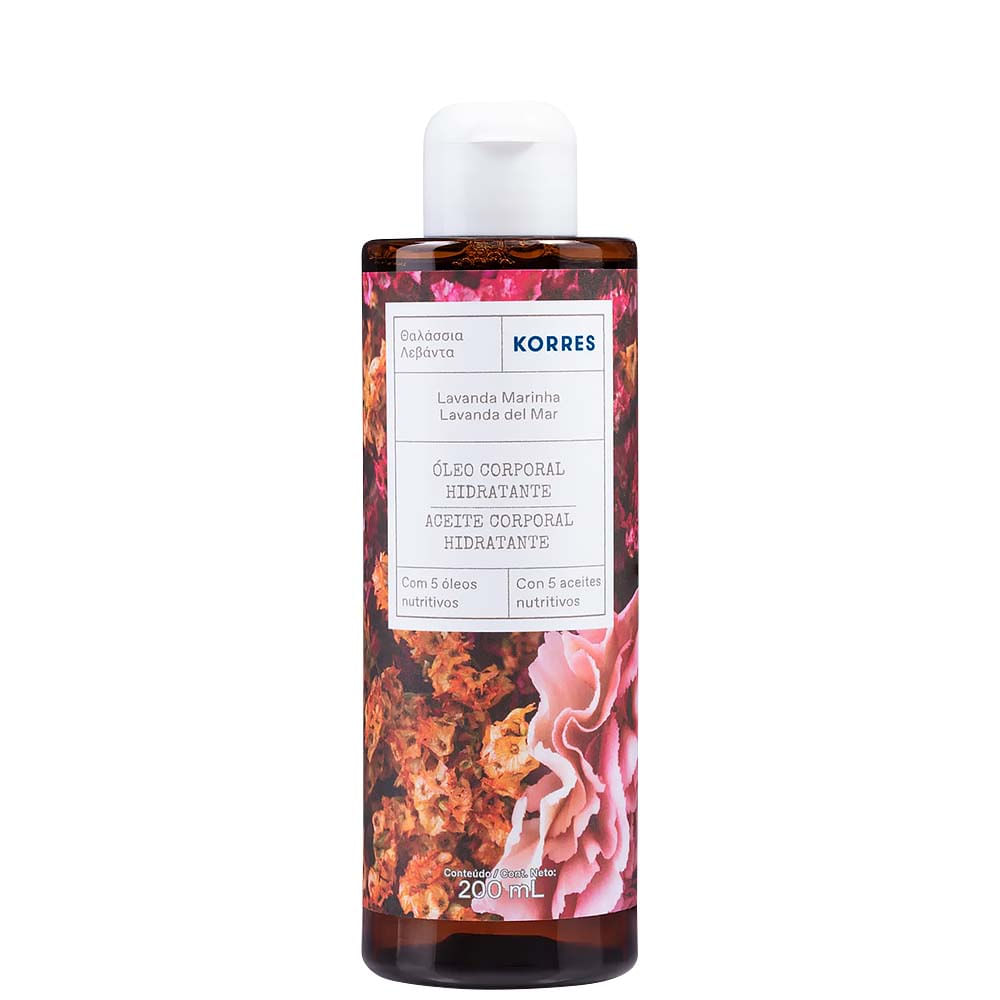 Óleo Hidratante Corporal Korres Lavanda Marinha 200ml
