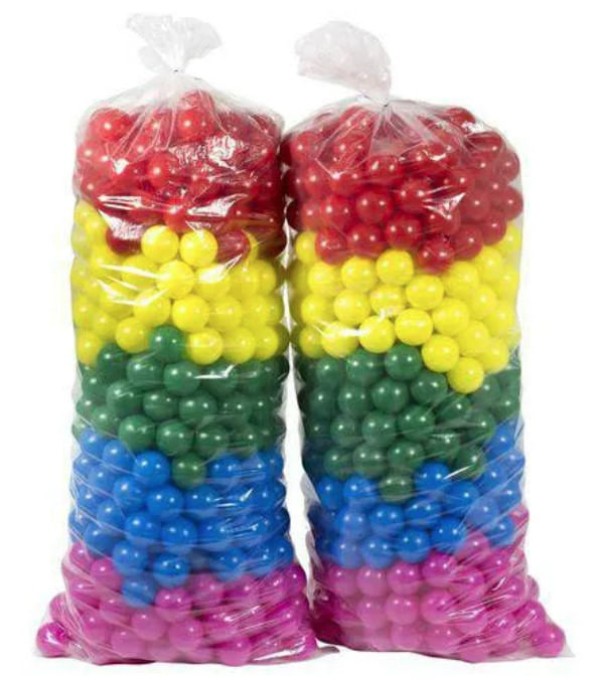 Encontraproduto.com.br - Saco Bolinha Piscina Colorida 100un