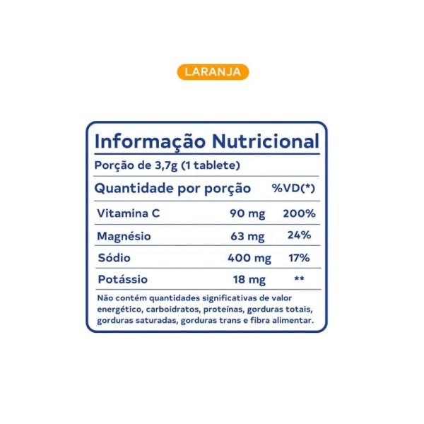 Encontraproduto.com.br - Hidra Iso Repositor Eletrolítico sabor Laranja 10 Tabletes Dobro