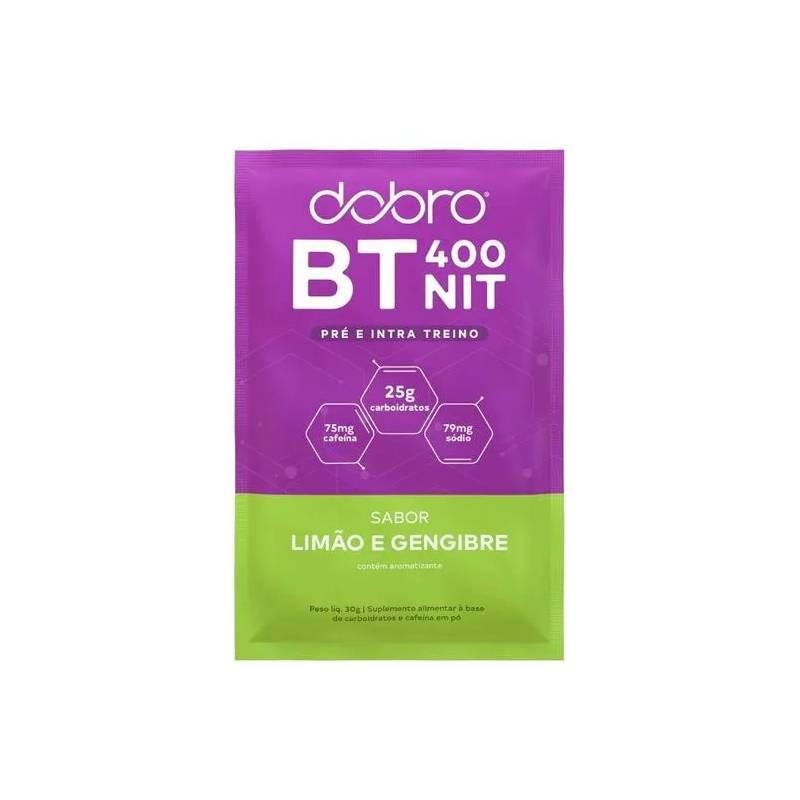 Encontraproduto.com.br - Bt Nitrato Em Pó Com Cafeína 10 Sachê De 30g Cada - Dobro Sabor Limão E Gengibre