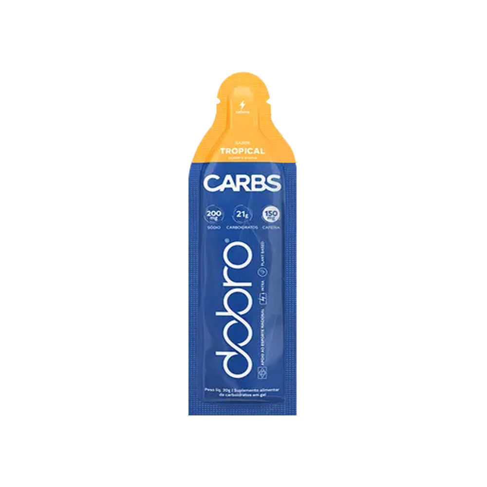 Gel de Carboidrato Tropical com Cafeína 30g Dobro
