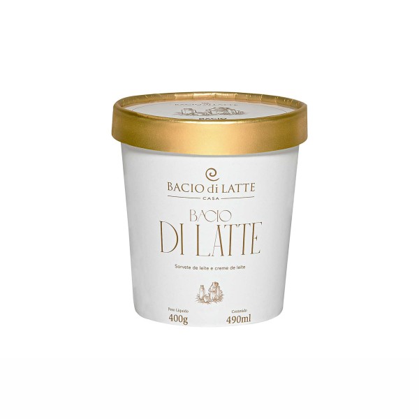 Encontraproduto.com.br - Sorvete Di Latte Bacio Di Latte 490ml