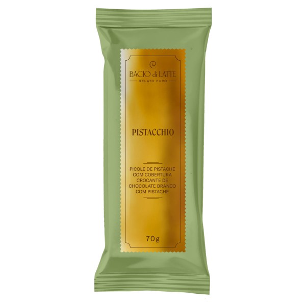 Encontraproduto.com.br - Picolé Pistacchio Com Cobertura Bacio Di Latte 70 G