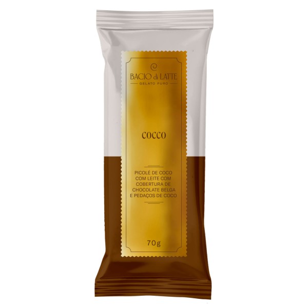 Encontraproduto.com.br - Picolé Bacio Di Latte Coco 70g