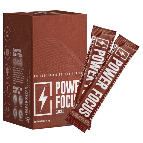 Encontraproduto.com.br - Display Power Focus Cacau 14x10g