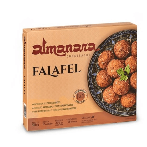 Falafel Vegano Almanara Congelados 360g