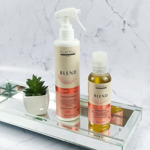 Encontraproduto.com.br - Plattélli Sensitive Blend Protetor Térmico +Liso Spray 150ml