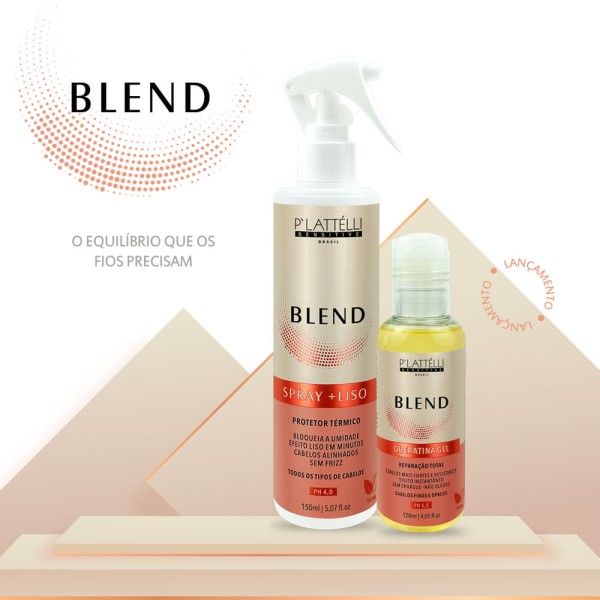 Encontraproduto.com.br - Plattélli Sensitive Blend Protetor Térmico +Liso Spray 150ml