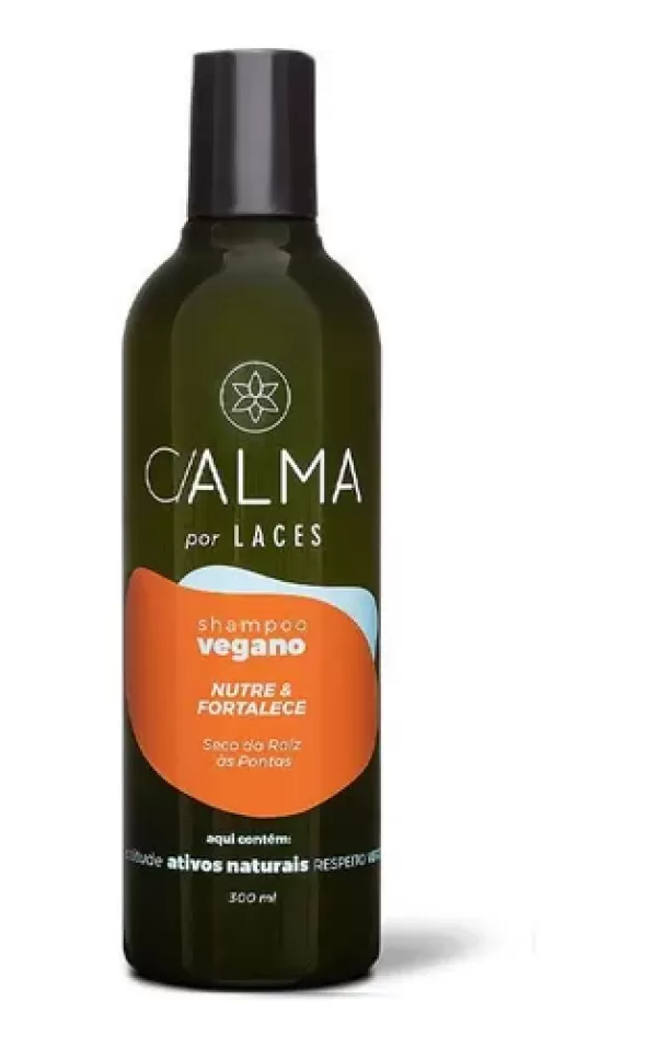 Shampoo vegano para cabelos ressecados ou secos. Nutre e fortalece os fios secos da raiz até as pontas.