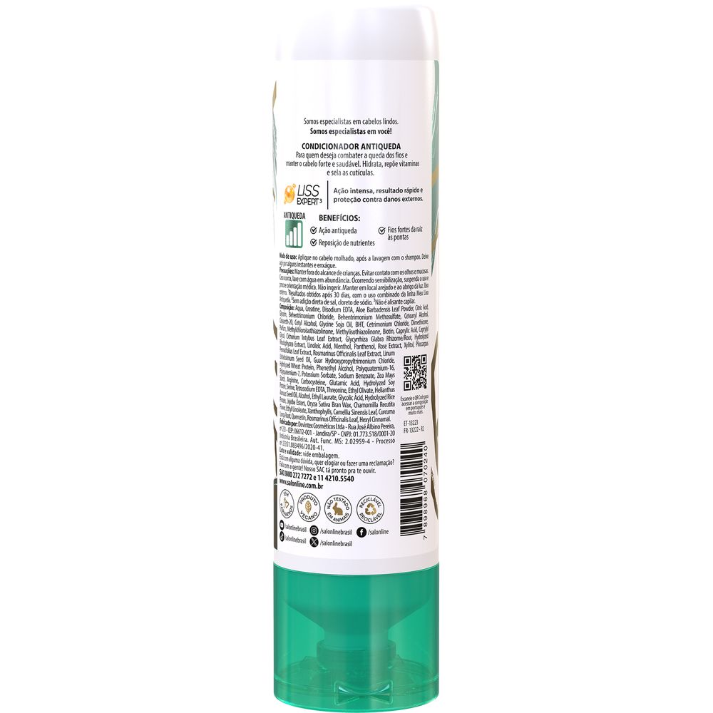 Encontraproduto.com.br - Condicionador Salon Line Meu Liso Antiqueda 300ml