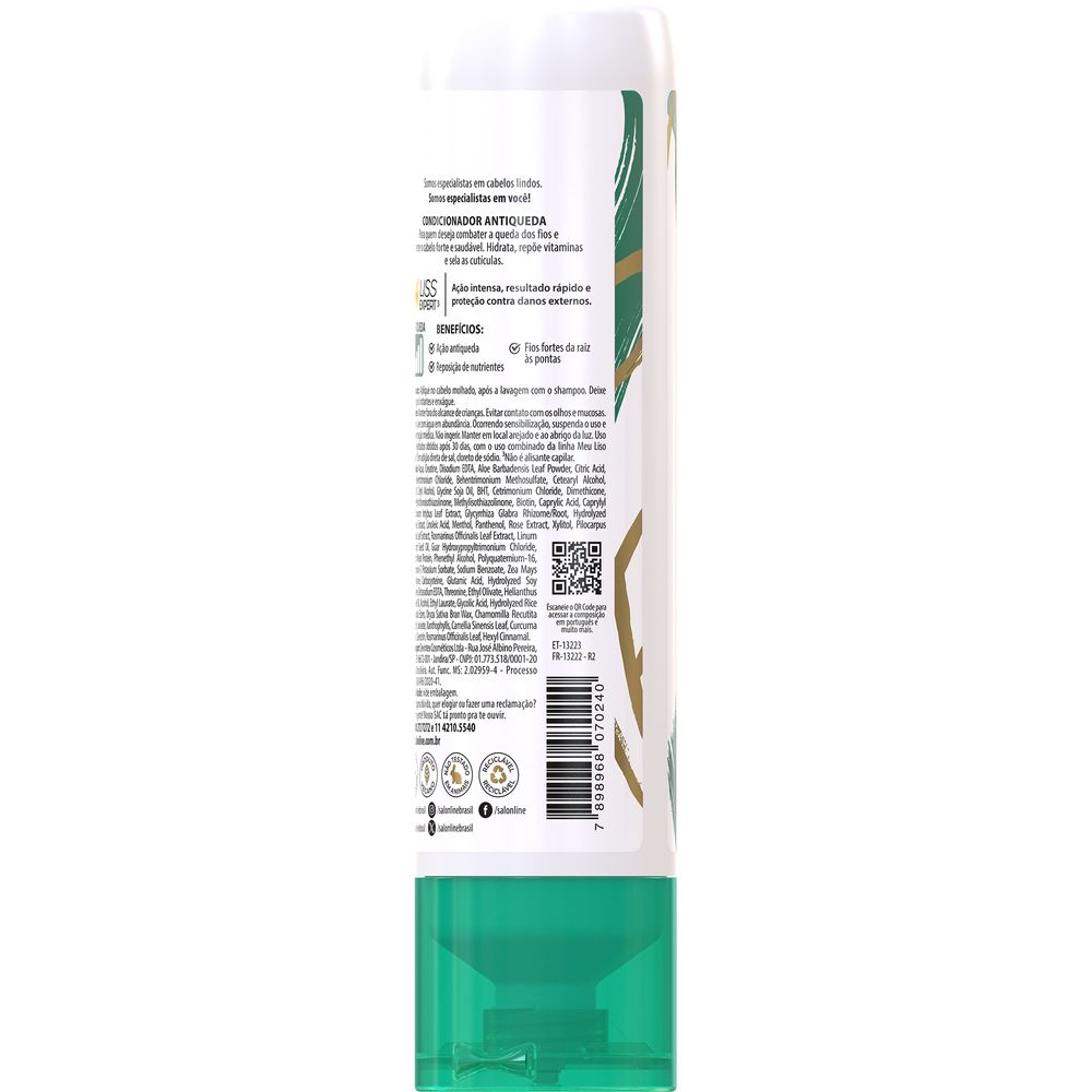 Encontraproduto.com.br - Condicionador Salon Line Meu Liso Antiqueda 300ml