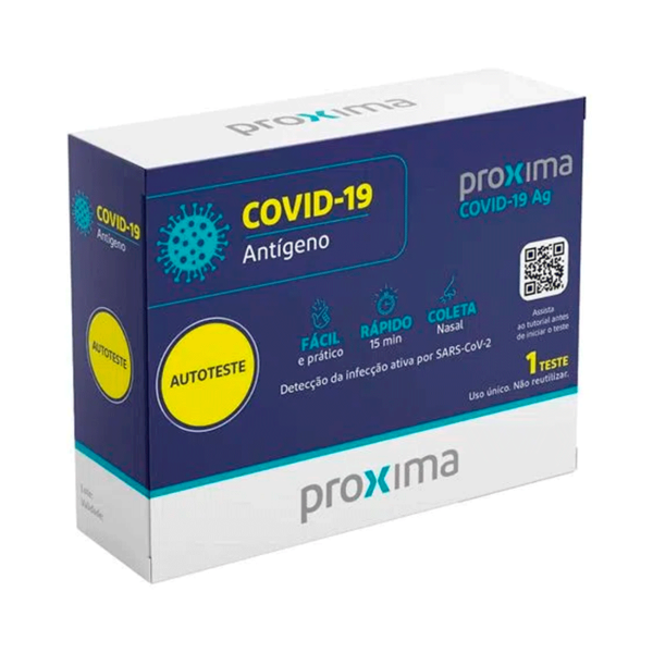 Encontraproduto.com.br - Kit Autoteste Nasal Covid-19 Antígeno Sars-Cov-2 Proxima