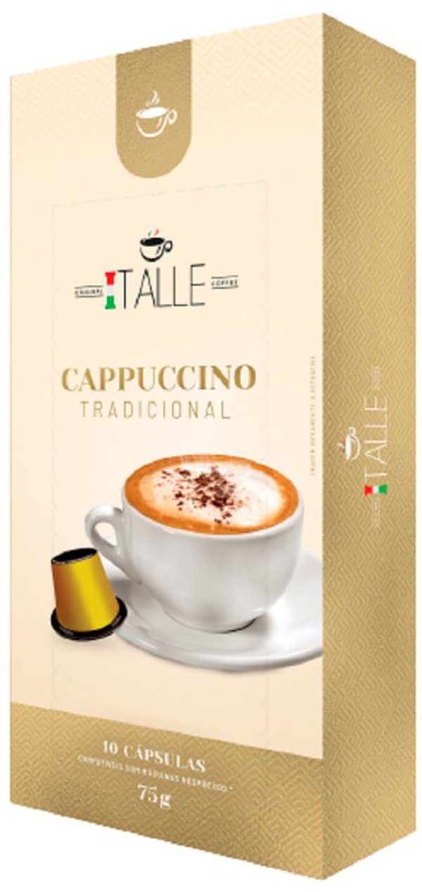 Café em Cápsula Italle Cappuccino | Com 10 Cápsulas