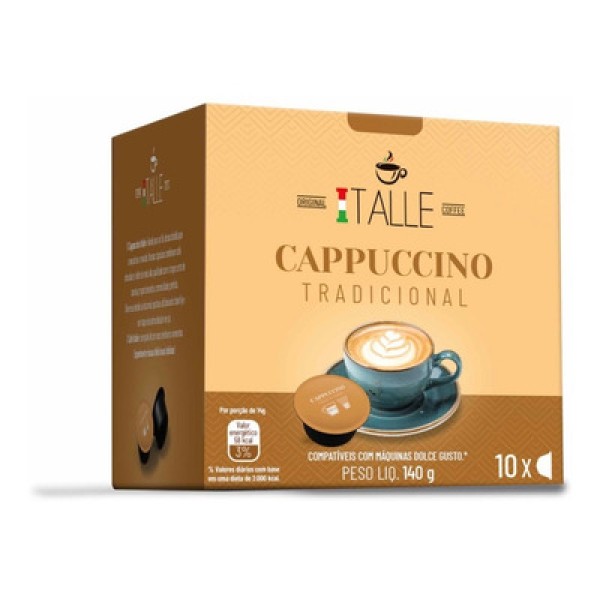 Encontraproduto.com.br - Café em Cápsula Italle Cappuccino | Com 10 Cápsulas