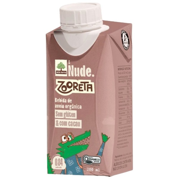 Encontraproduto.com.br - Bebida Aveia Zoo Nude Chocolate 200ml