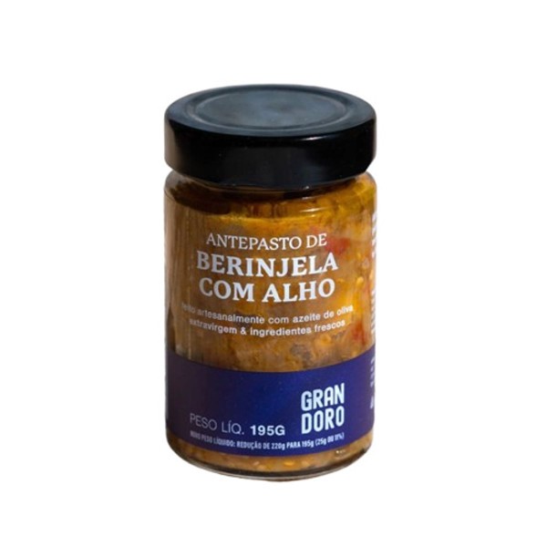 Encontraproduto.com.br - Antepasto de Berinjela com Alho 220g Gran Doro