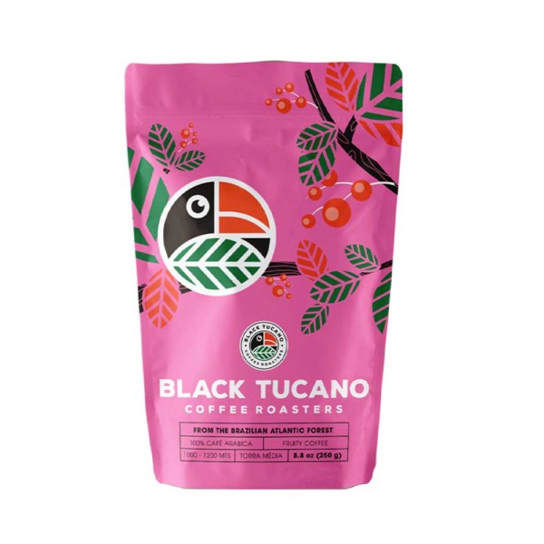 Encontraproduto.com.br - Cafe Black Tucano Torrado em Graos Fruity Coffe 250g